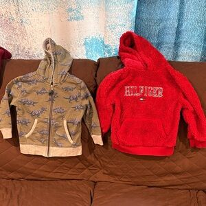 3T sweatshirt zip up and Hoodie